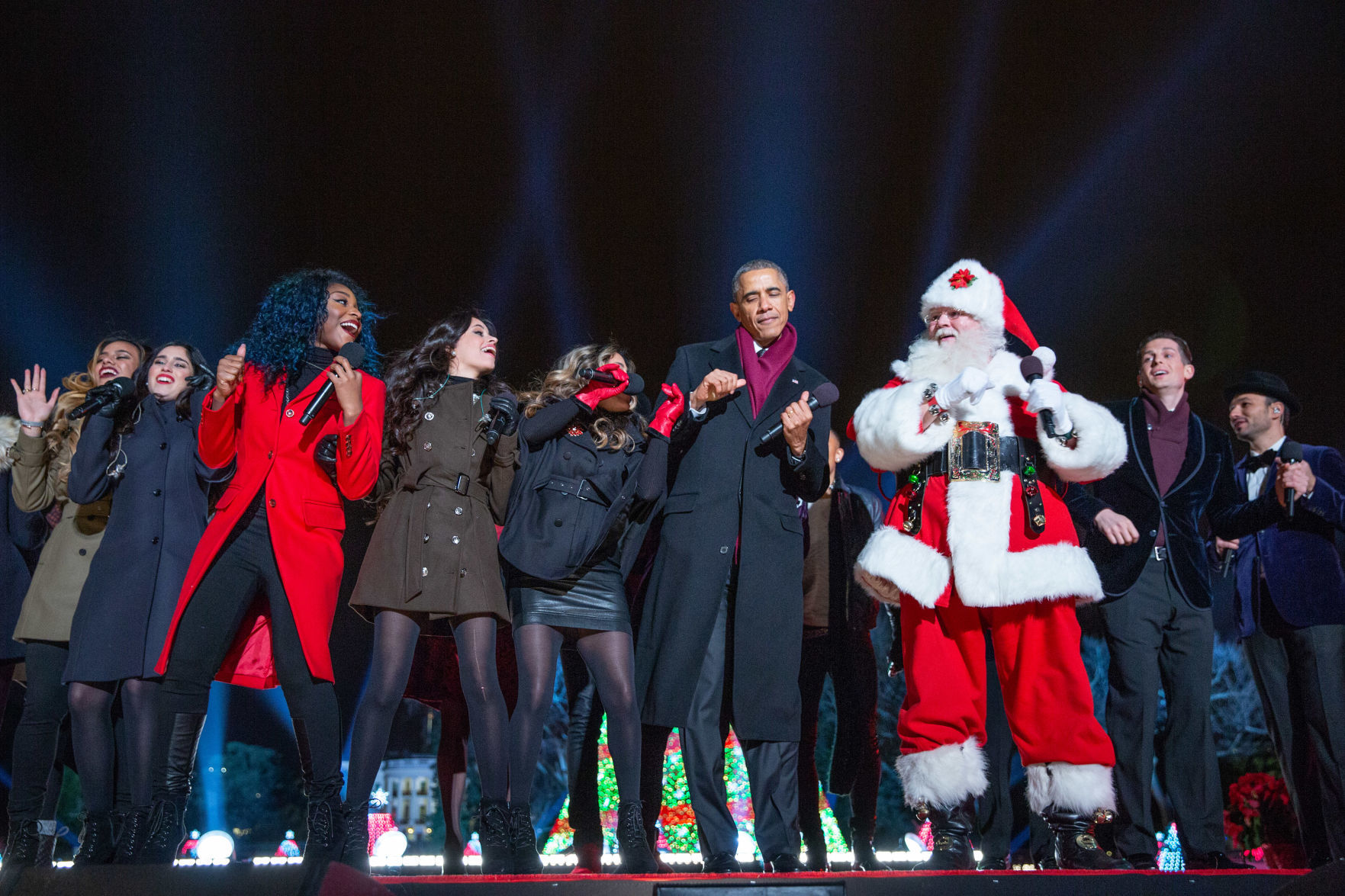 Dancing with Santa